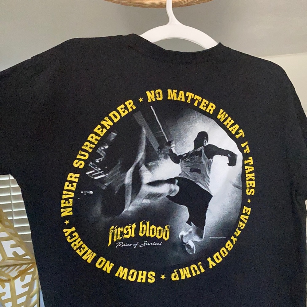 FIRST BLOOD hardcore shirt rare, from germany